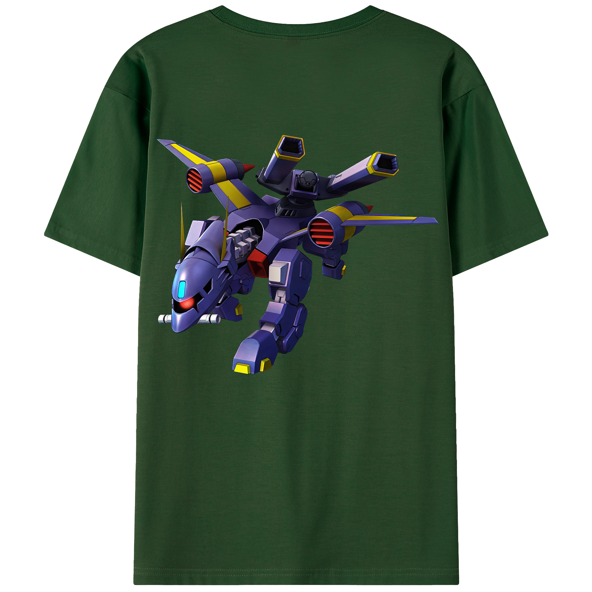 （画像用） 機動戦士ガンダム Mobile Suit Gundam 綿100％半袖Tシャツ（背面プリント）
